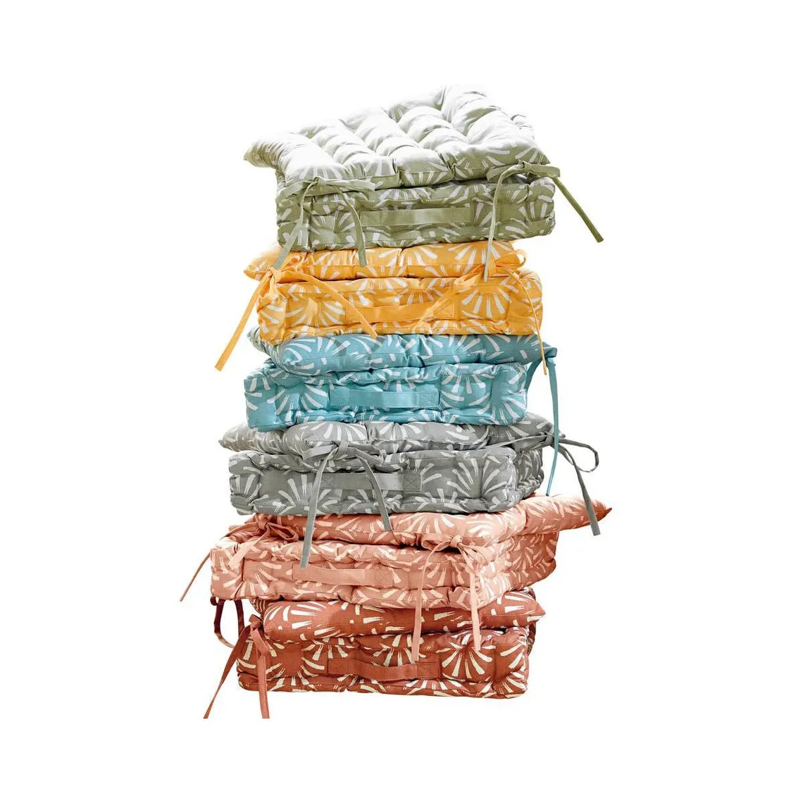 Lot de 2 coussins spécial extérieur  LUBERON terracotta en coton | 3 Suisses