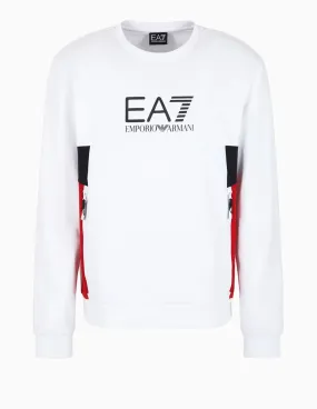 Sudadera Emporio Armani EA7 Summer Block Blanca Hombre