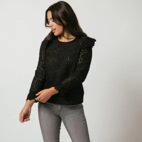 Top broderie anglaise Brune en coton | 3 Suisses